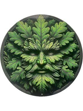 2D Metal Tree Man Wall Art Decor - 11.8 Inch Outdoor Garden & Indoor Wall Decor